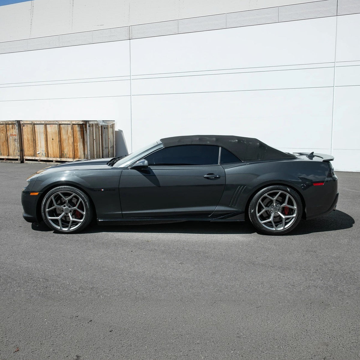 2010-2015 Camaro LT LS SS Performance Track GLOSSY BLACK Side Skirts Rocker Panel image 7