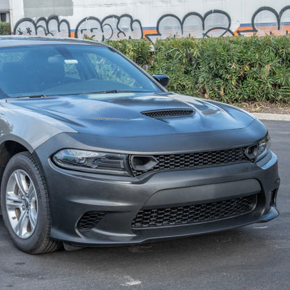 2015-Up Dodge Charger SRT Hellcat Conversion Bumper Kit Hood Cover image 2