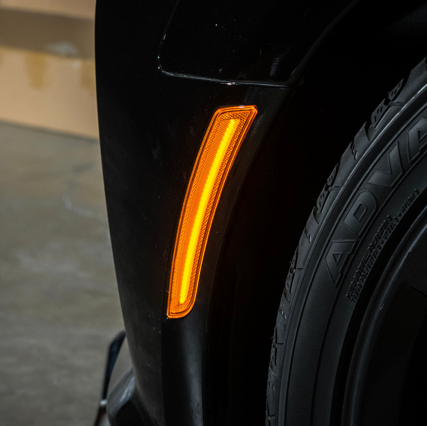 2016-24 Chevrolet Camaro | Front Bumper Amber LED Side Marker Lights image 41