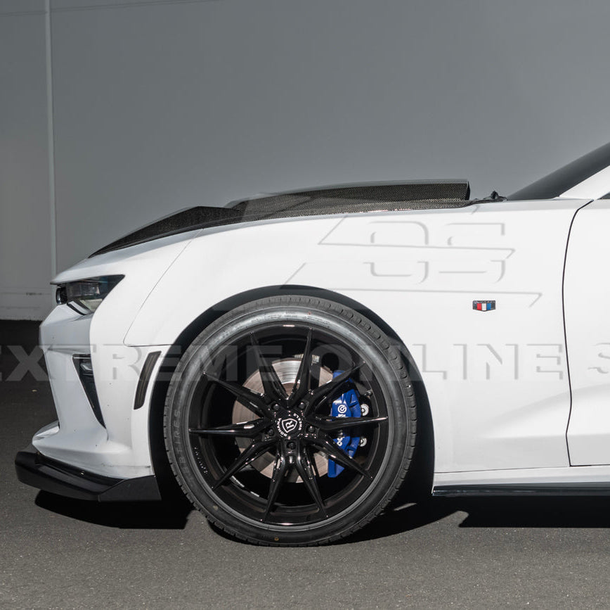2016-Up Camaro SS | T6 Style Front Lip Splitter w/ Side End Cap image 9