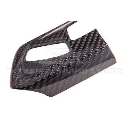 Corvette C8 DRY CARBON FIBER Steering Wheel Trim Cover image 18
