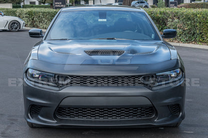2015-Up Dodge Charger SRT Hellcat Conversion Bumper Kit Hood Cover image 4