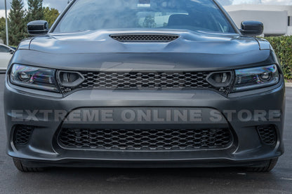 2015-Up Dodge Charger SRT Hellcat Conversion Bumper Kit Hood Cover image 5