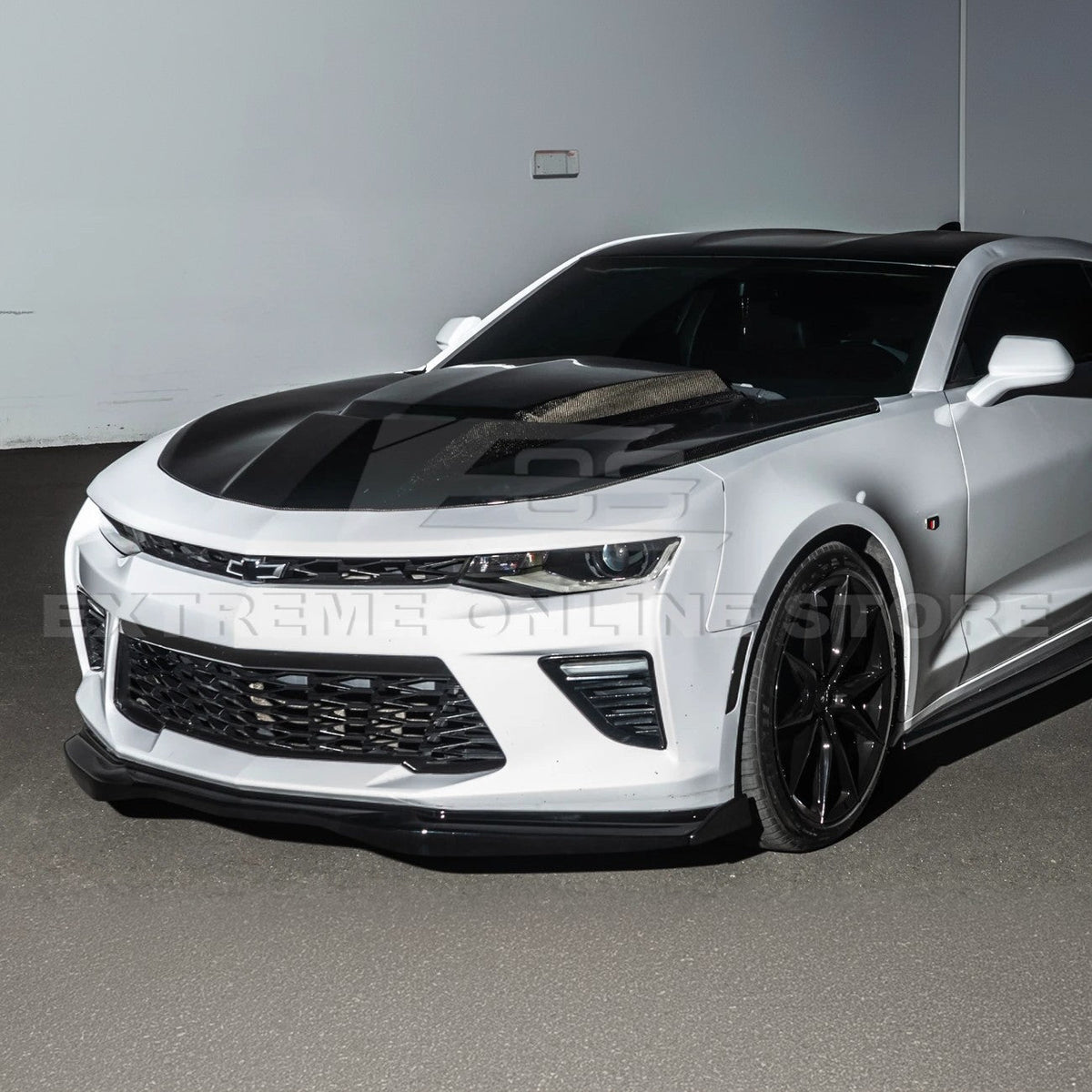 2016-Up Camaro SS | T6 Style Front Lip Splitter w/ Side End Cap image 5