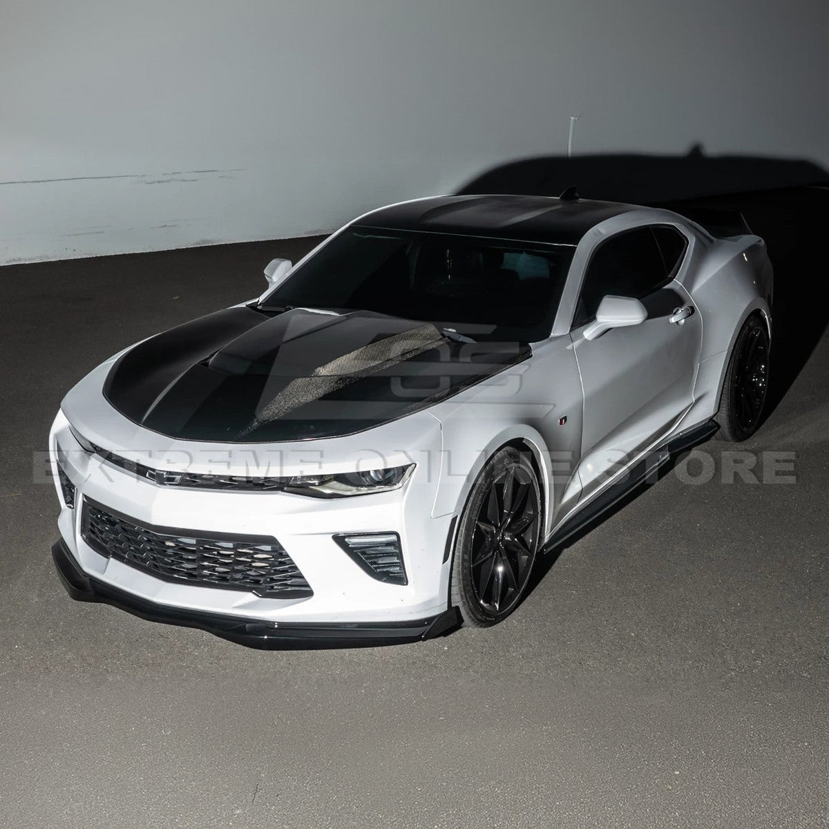 2016-Up Camaro SS | T6 Style Front Lip Splitter w/ Side End Cap image 4