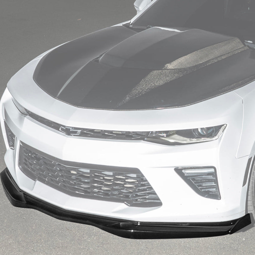 2016-Up Camaro SS | T6 Style Front Lip Splitter w/ Side End Cap image 1