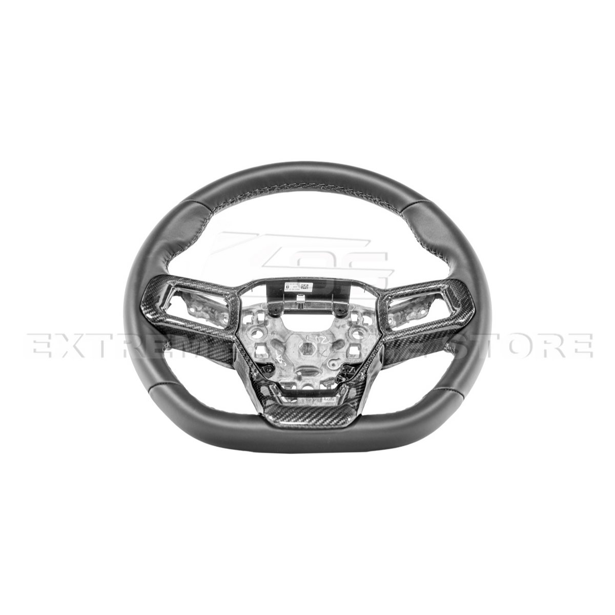2024-Up Ford Mustang | CARBON FIBER Tape On Steering Wheel Trim Full Cover image 13