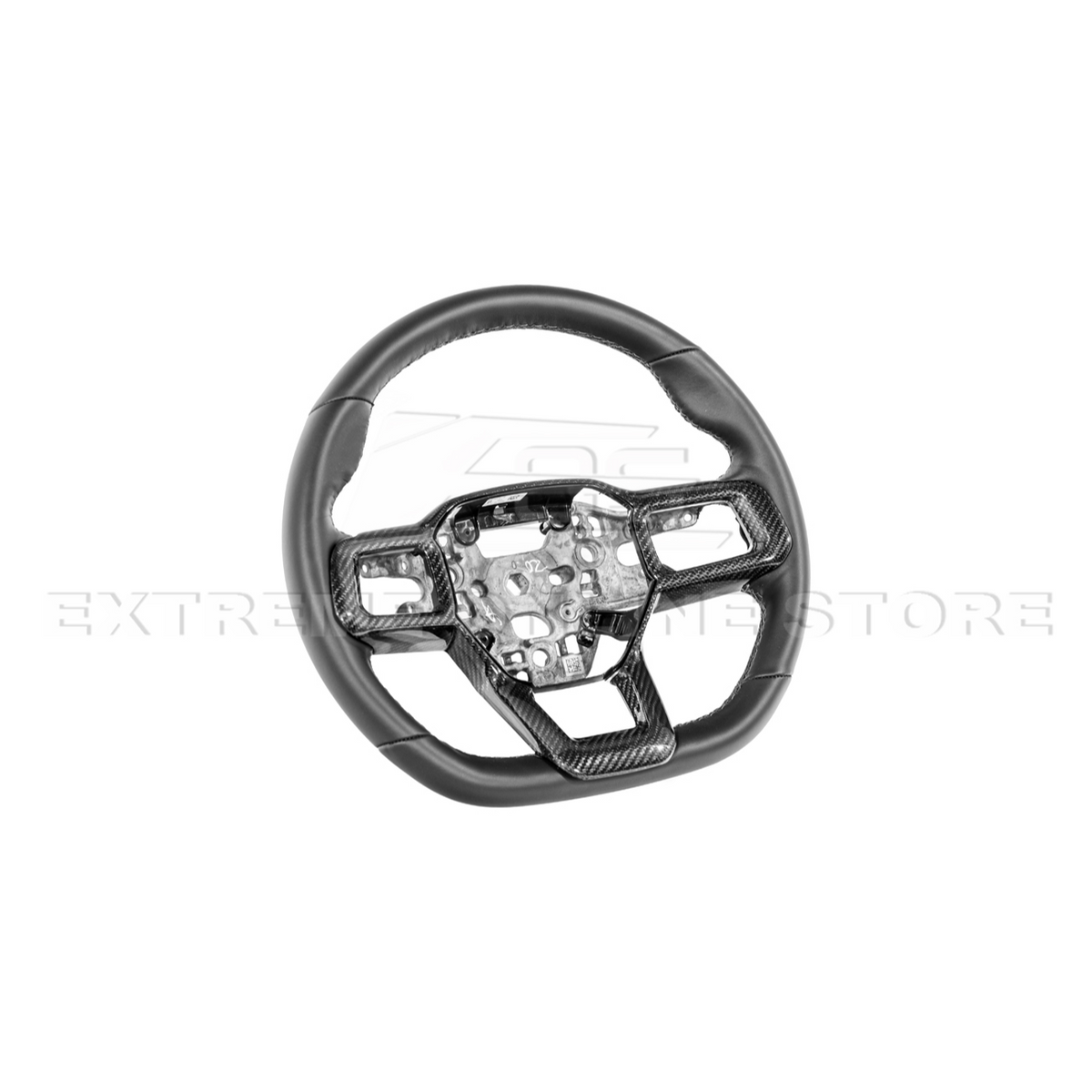2024-Up Ford Mustang | CARBON FIBER Tape On Steering Wheel Trim Full Cover image 14