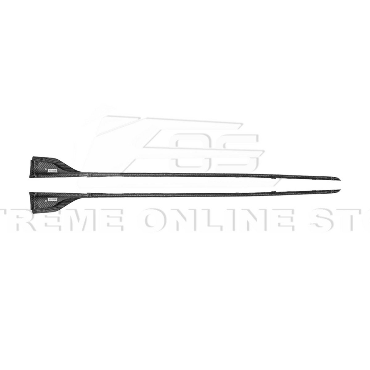 2022-Up Honda Civic Type R Carbon Fiber Side Skirt Rocker Panels image 9