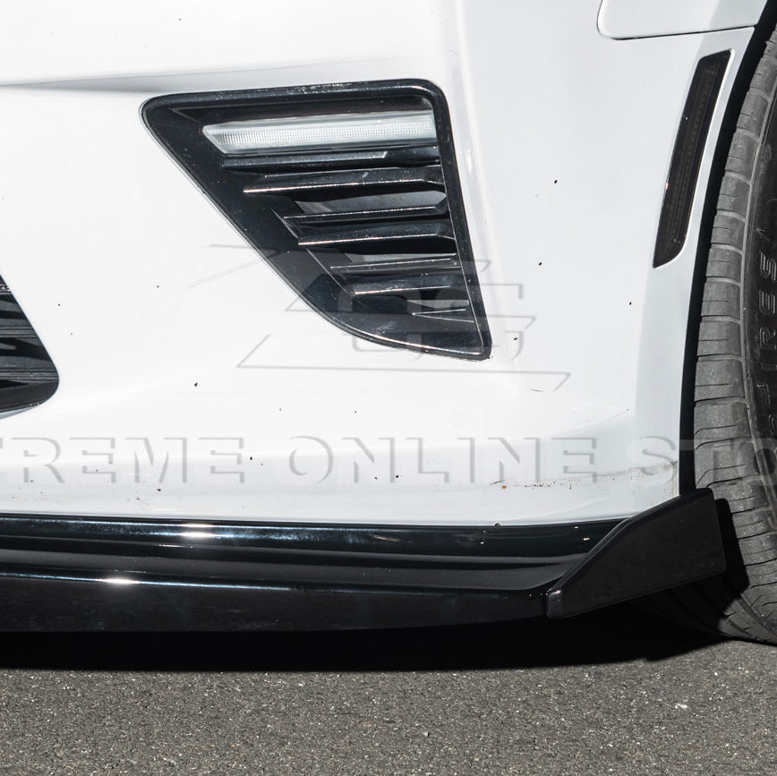2016-Up Camaro SS | T6 Style Front Lip Splitter w/ Side End Cap image 10