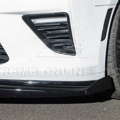 2016-Up Camaro SS | T6 Style Front Lip Splitter w/ Side End Cap image 10