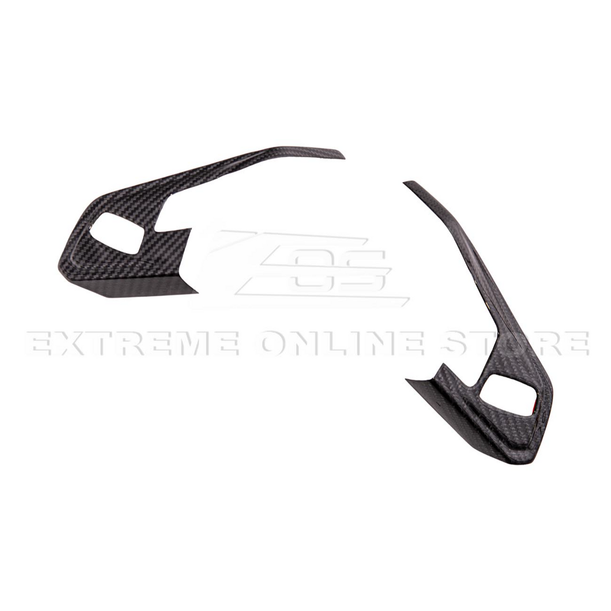 Corvette C8 DRY CARBON FIBER Steering Wheel Trim Cover image 17