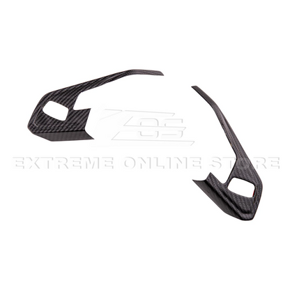 Corvette C8 DRY CARBON FIBER Steering Wheel Trim Cover image 17
