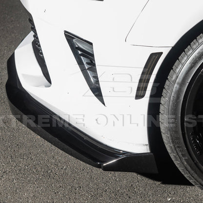 2016-Up Camaro SS | T6 Style Front Lip Splitter w/ Side End Cap image 12