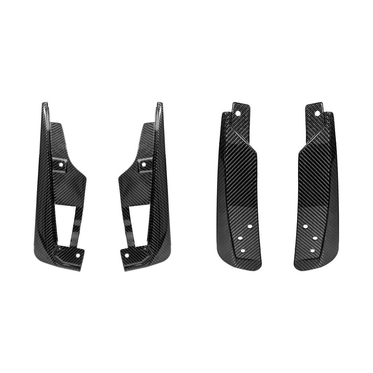 2024+ Ford Mustang Dry Carbon Fiber Mud Flap image 2