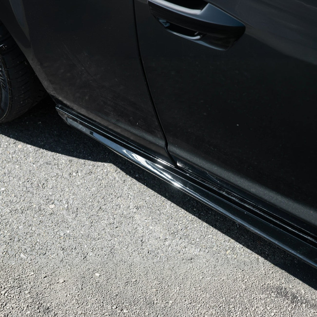 2010-2015 Camaro LT LS SS Performance Track GLOSSY BLACK Side Skirts Rocker Panel image 10