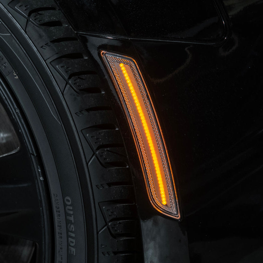 2016-24 Chevrolet Camaro | Front Bumper Amber LED Side Marker Lights image 7