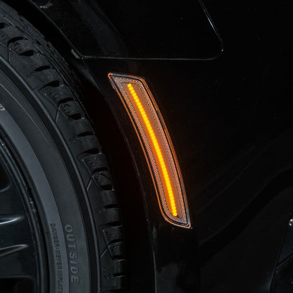 2016-24 Chevrolet Camaro | Front Bumper Amber LED Side Marker Lights image 8