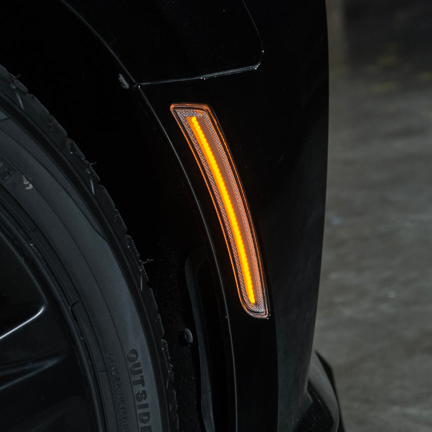 2016-24 Chevrolet Camaro | Front Bumper Amber LED Side Marker Lights image 6