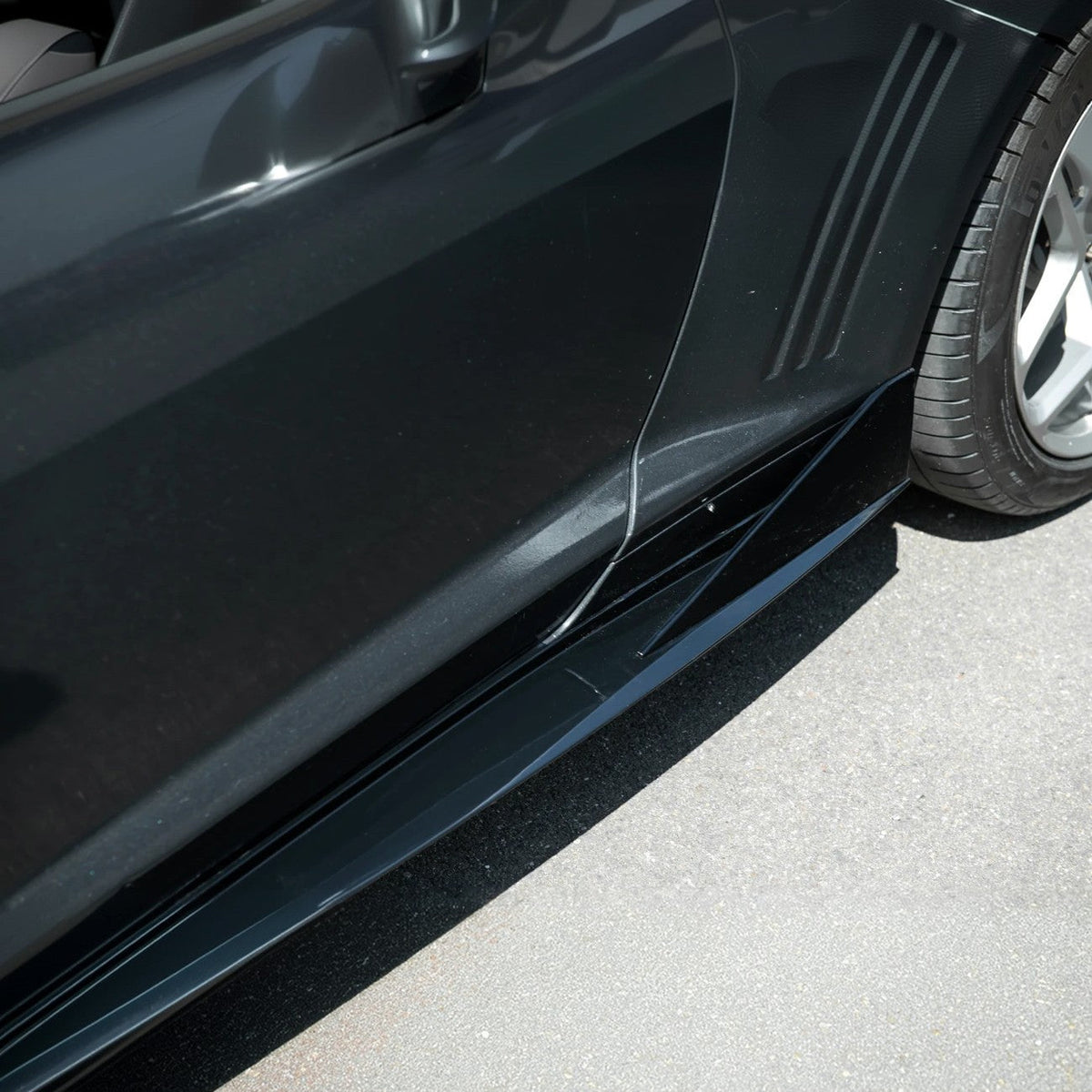 2010-2015 Camaro LT LS SS Performance Track GLOSSY BLACK Side Skirts Rocker Panel image 16