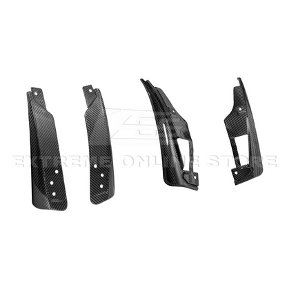2024+ Ford Mustang Dry Carbon Fiber Mud Flap image 7