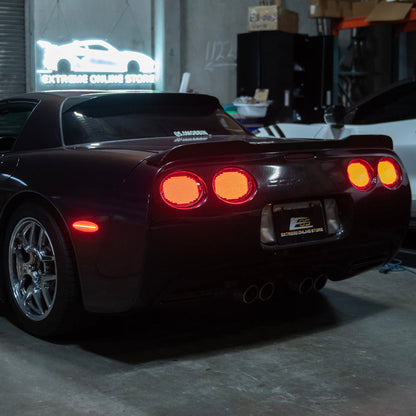 Corvette C5 | Rear Bumper Red LED Side Marker Lights image 6
