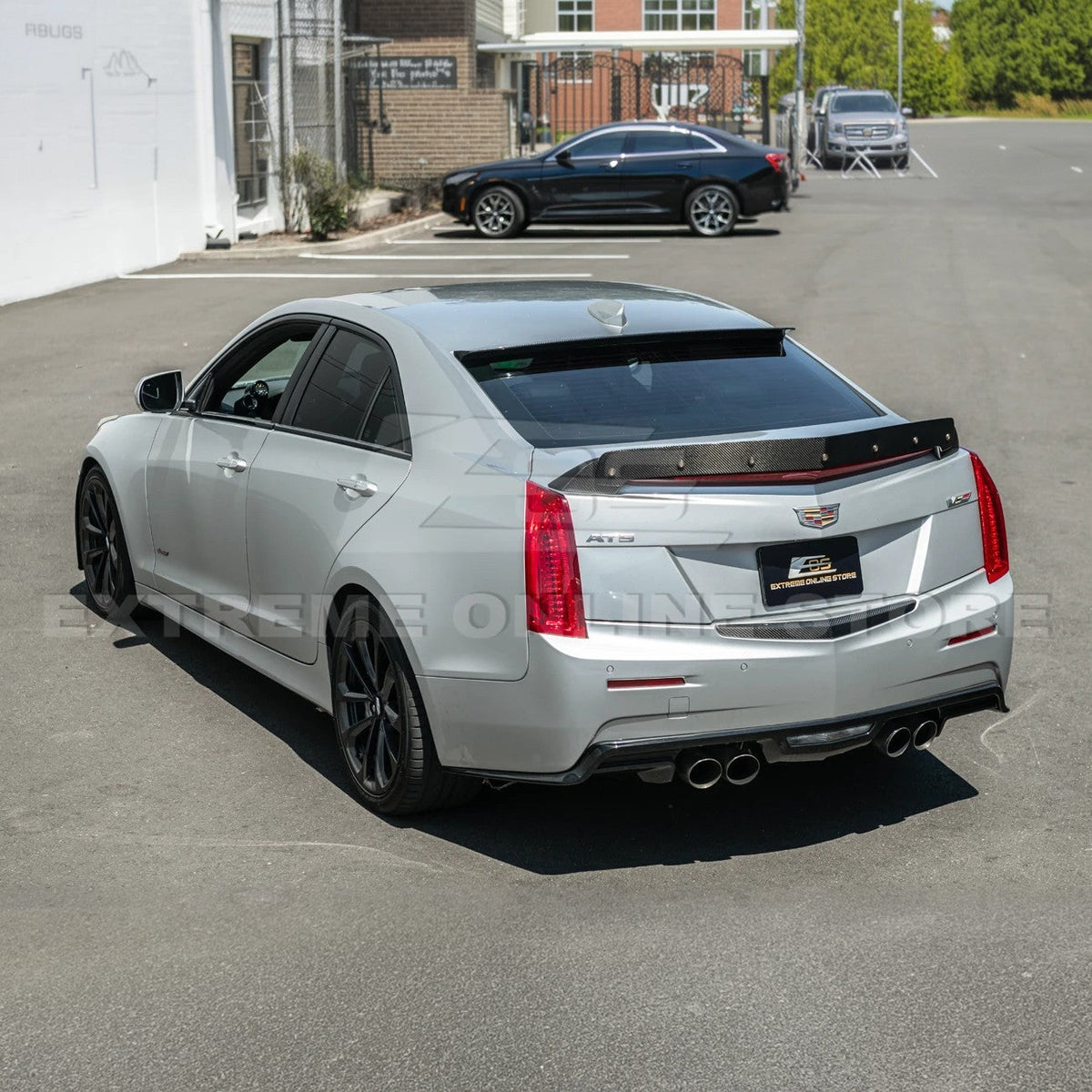 2013-19 Cadillac ATS ATS-V Rear Roof Top Window Spoiler image 3