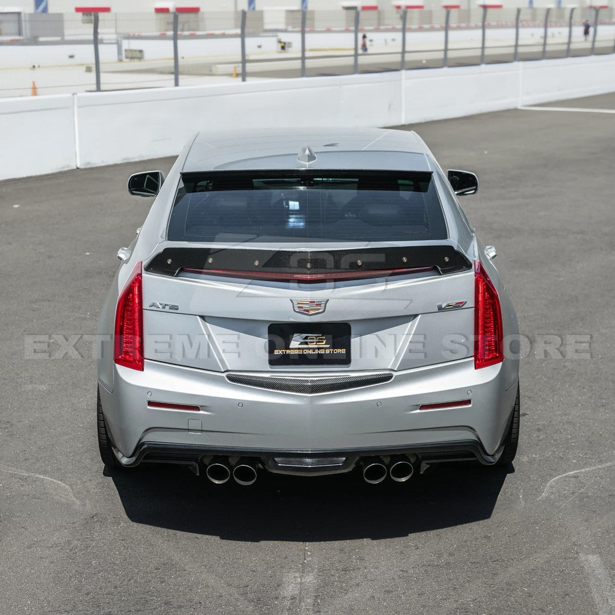 2013-19 Cadillac ATS ATS-V Rear Roof Top Window Spoiler image 4