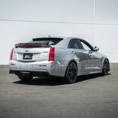 2013-18 Cadillac ATS ATS-V Sedan DRY CARBON FIBER Rear Trunk Applique Insert Trim image 8