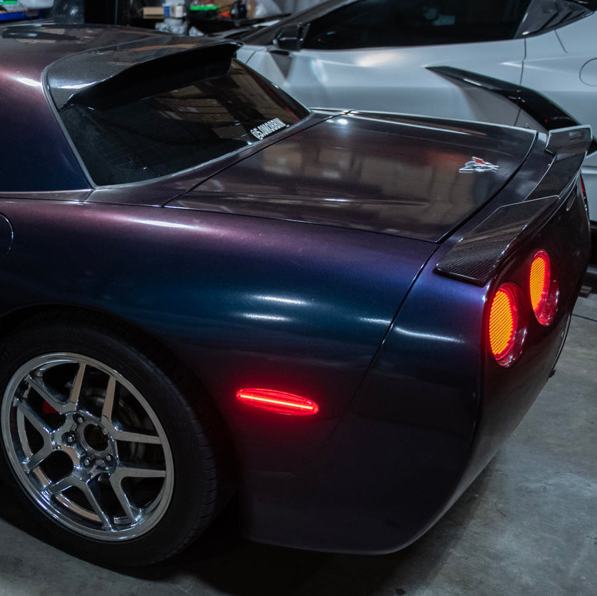 Corvette C5 | Rear Bumper Red LED Side Marker Lights image 44