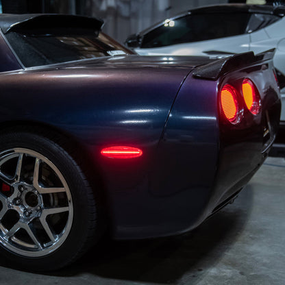 Corvette C5 | Rear Bumper Red LED Side Marker Lights image 46