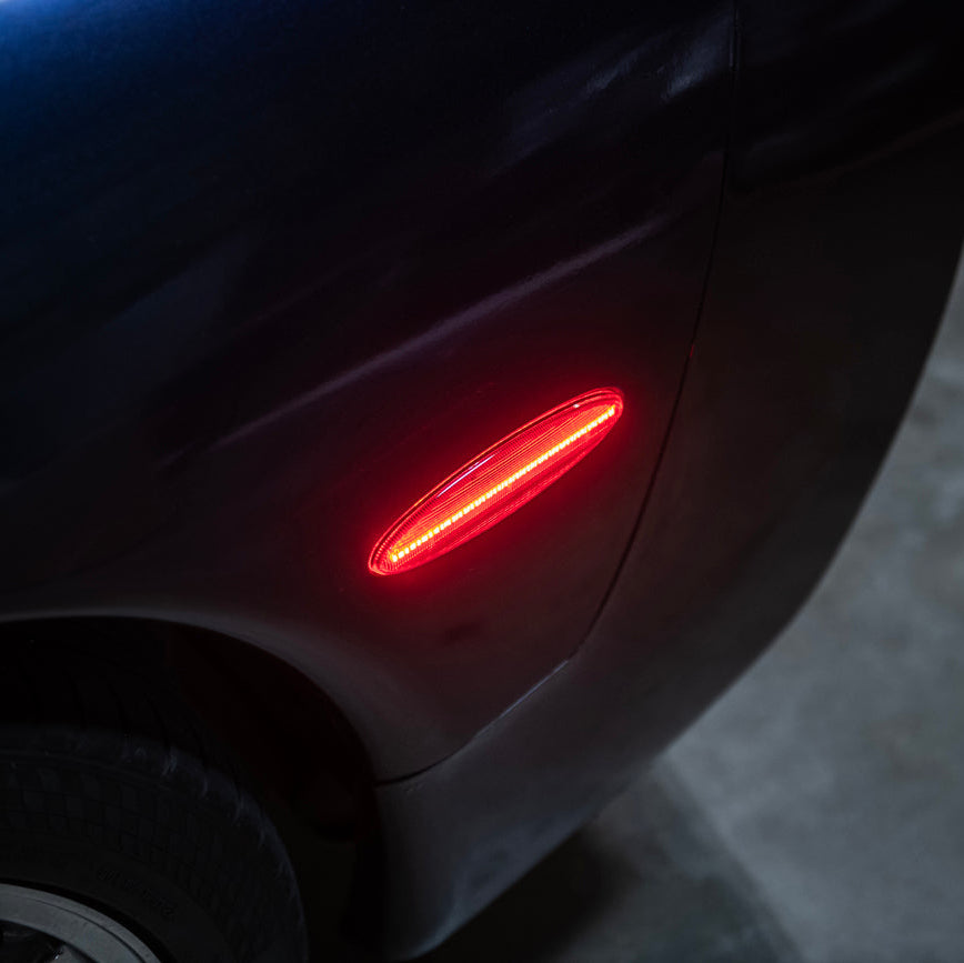 Corvette C5 | Rear Bumper Red LED Side Marker Lights image 48