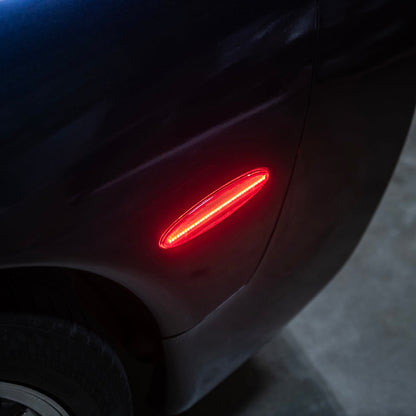 Corvette C5 | Rear Bumper Red LED Side Marker Lights image 48