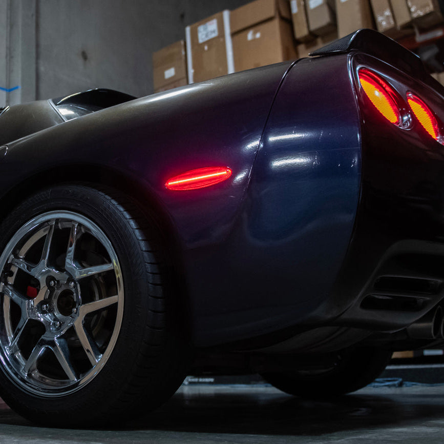 Corvette C5 | Rear Bumper Red LED Side Marker Lights image 45