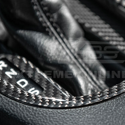 2015-23 Ford Mustang DRY CARBON FIBER Center Gear Shift Panel Trim Cover image 25