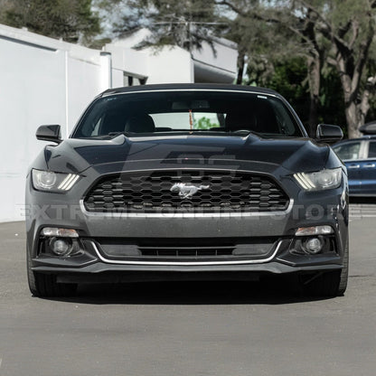 2015-17 Ford Mustang DRY CABON FIBER Front Bumper Fog Light Bezel Cover Pair image 5