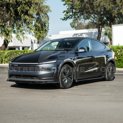 2025-Up Tesla Model YTrack Style Side Skirts Rocker Panel Pair image 4