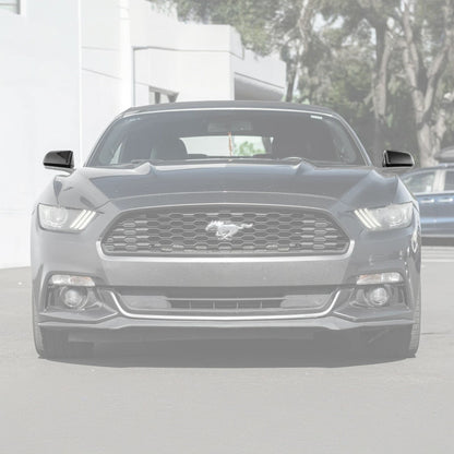 2015-23 Ford Mustang DRY CARBON FIBER Overlay Mirror Cap Cover Pair image 2
