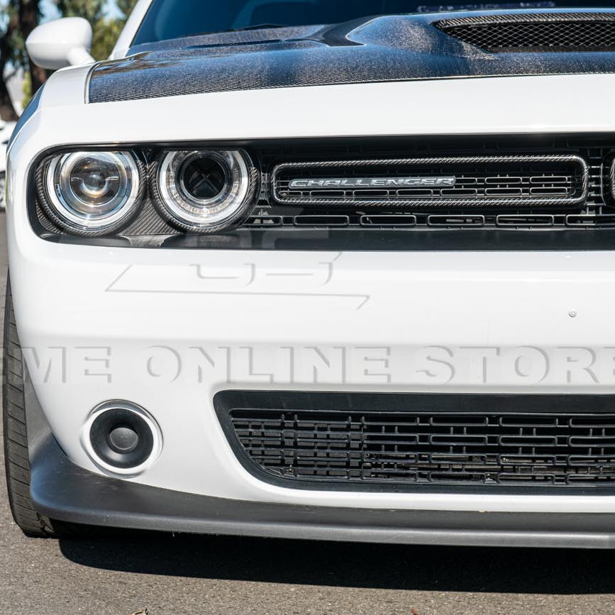2015-23 Dodge Challenger Headlight Cover w/ Front Grille Insert image 9