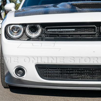 2015-23 Dodge Challenger Headlight Cover w/ Front Grille Insert image 9