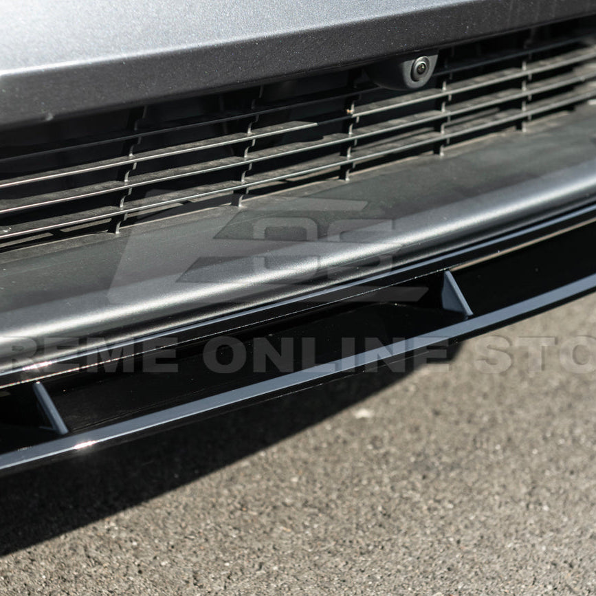 2025-Up Tesla Model Y Track Style Front Lip Side Skirts Kit image 14