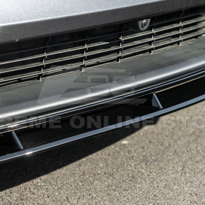 2025-Up Tesla Model Y Track Style Front Lip Side Skirts Kit image 14