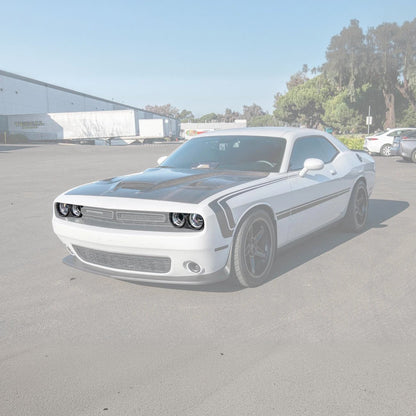 2015-23 Dodge Challenger Front Headlight Trim Cover Overlay image 2