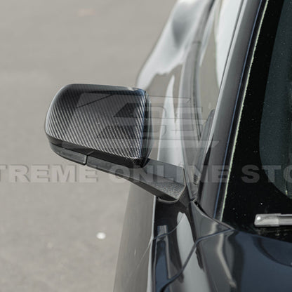 2015-23 Ford Mustang DRY CARBON FIBER Overlay Mirror Cap Cover Pair image 11