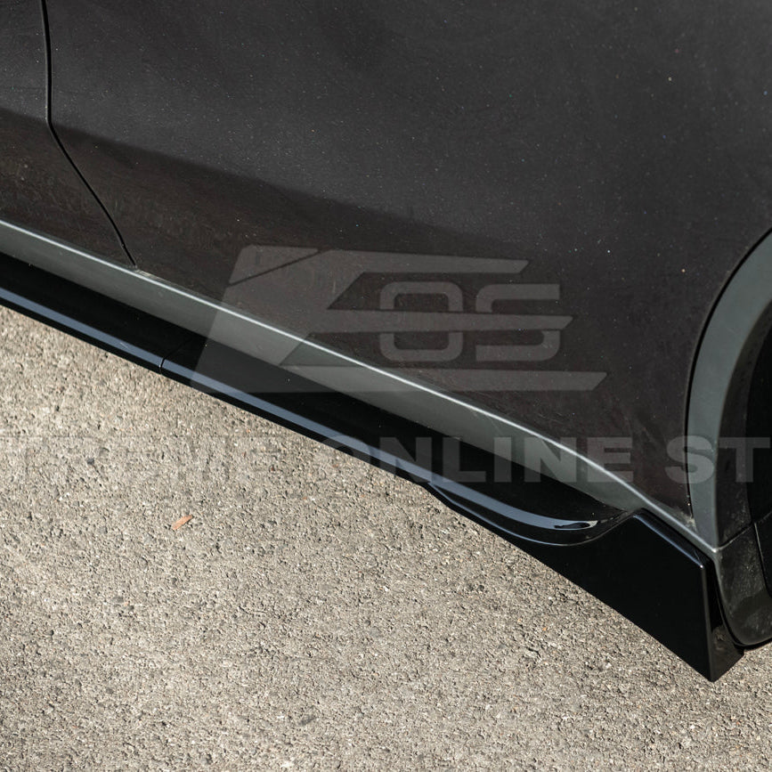 2025-Up Tesla Model YTrack Style Side Skirts Rocker Panel Pair image 8