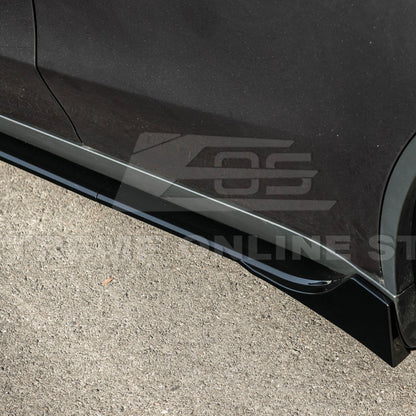2025-Up Tesla Model Y Track Style Front Lip Side Skirts Kit image 17