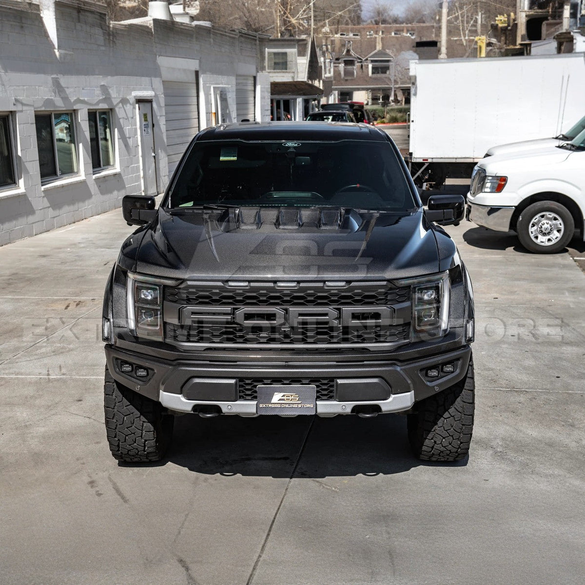 2021-Up F-150 Raptor Carbon Fiber Hood Cover image 46