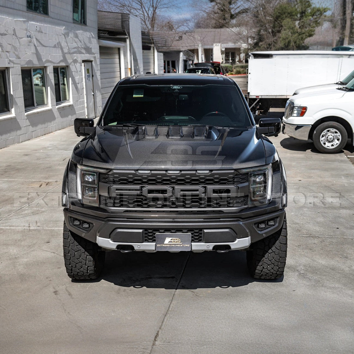 2021-Up F-150 Raptor Carbon Fiber Hood Cover image 5