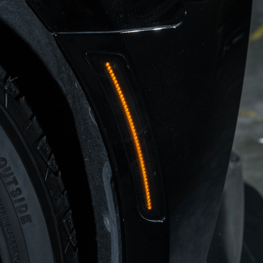 2016-24 Chevrolet Camaro | Front Bumper Amber LED Side Marker Lights image 24