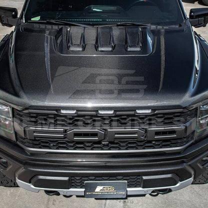 2021-Up F-150 Raptor Carbon Fiber Hood Cover image 48